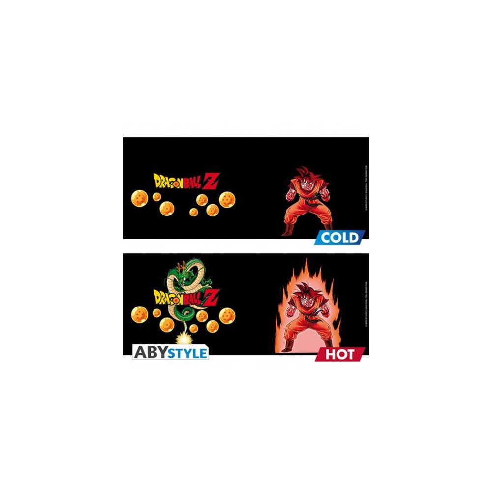 DRAGON BALL Z GOKU SHENRON TAZZA CAMBIACOLORE ABYSTYLE