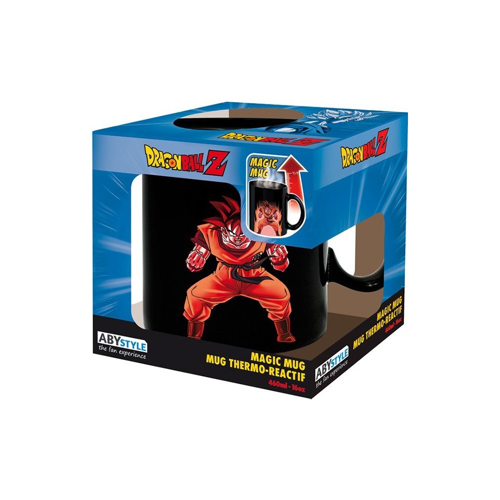 DRAGON BALL Z GOKU SHENRON TAZZA CAMBIACOLORE ABYSTYLE