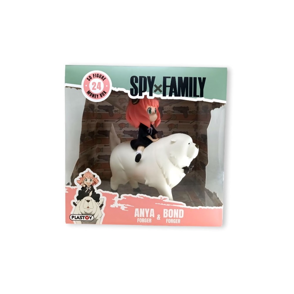 PLASTOY SPY X FAMILY ANYA and BOND FORGER BANK FIGURE