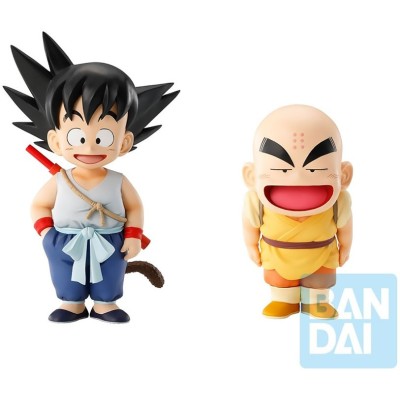 BANDAI DRAGON BALL GOKU and KRILLIN ICHIBANSHO MASTERLISE STATUE PVC FIGURE