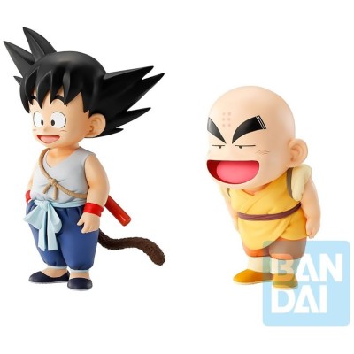 DRAGON BALL GOKU e KRILLIN ICHIBANSHO STATUA FIGURE BANDAI