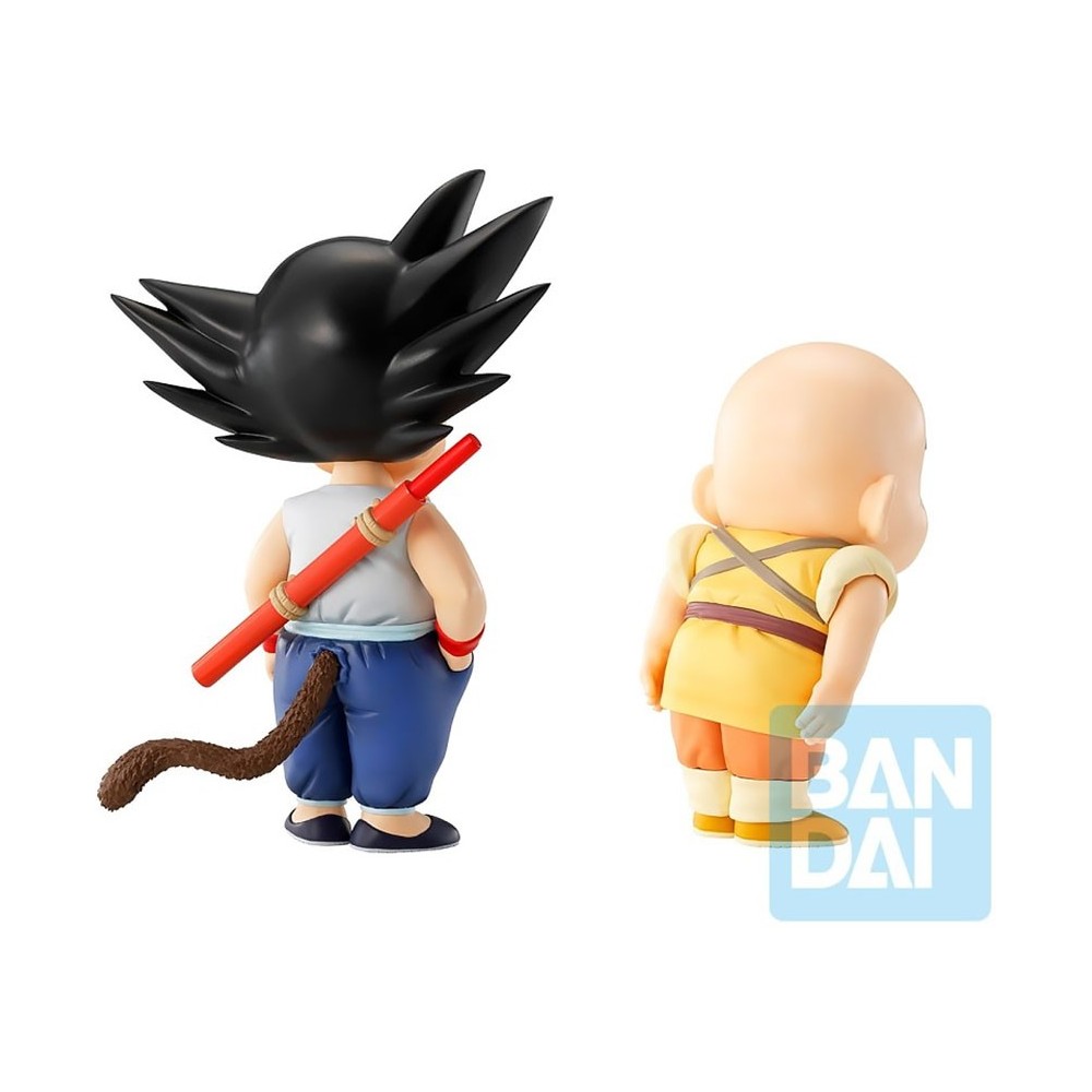 BANDAI DRAGON BALL GOKU and KRILLIN ICHIBANSHO MASTERLISE STATUE PVC FIGURE