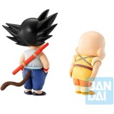 BANDAI DRAGON BALL GOKU and KRILLIN ICHIBANSHO MASTERLISE STATUE PVC FIGURE