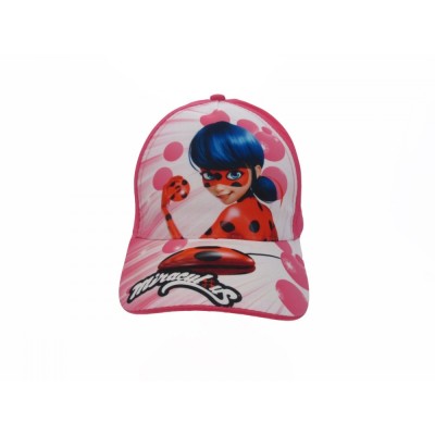 CAPPELLO BASEBALL CAP MIRACULOUS LADYBUG ROSA