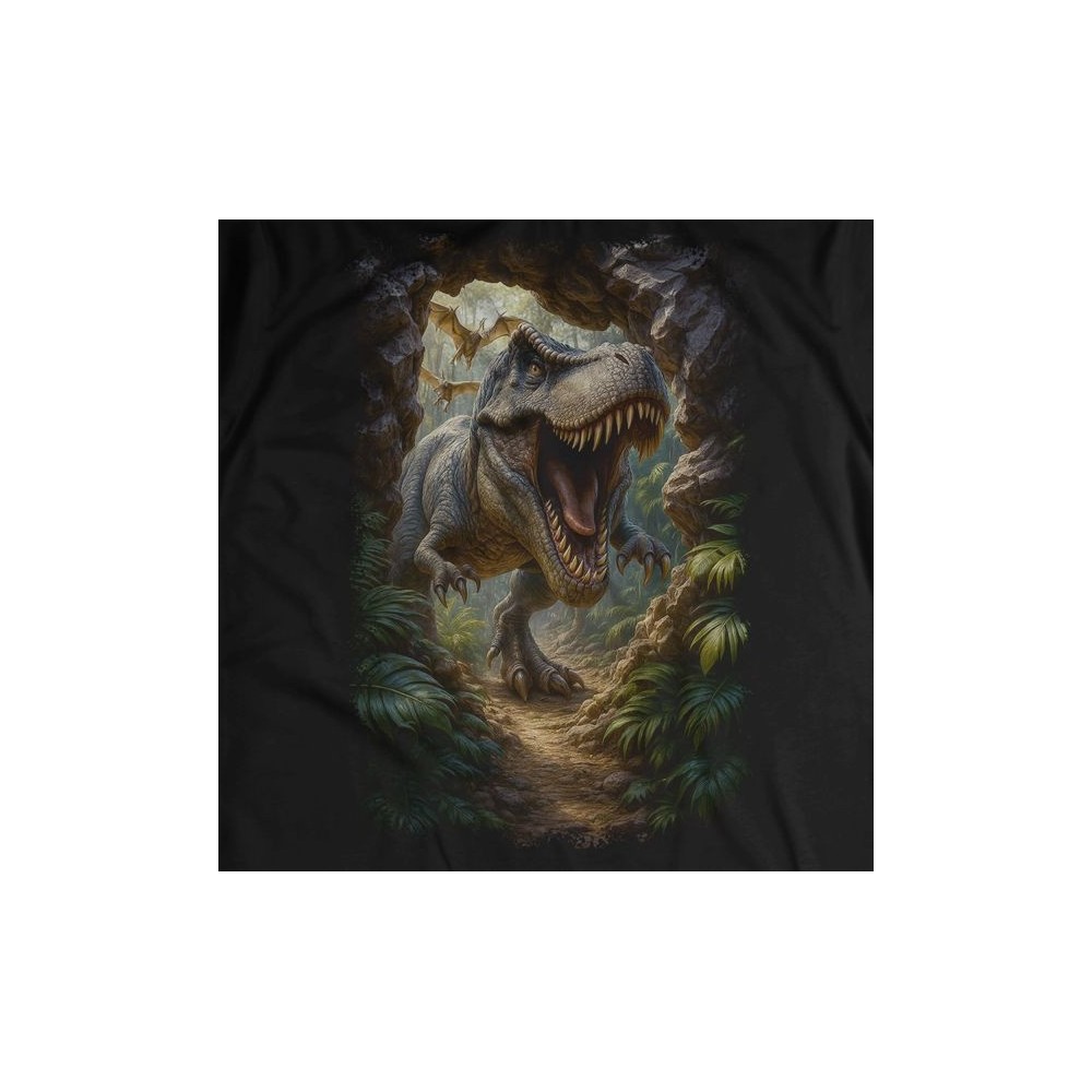 MAGLIA T SHIRT BAMBINO DARK EMBER T-REX