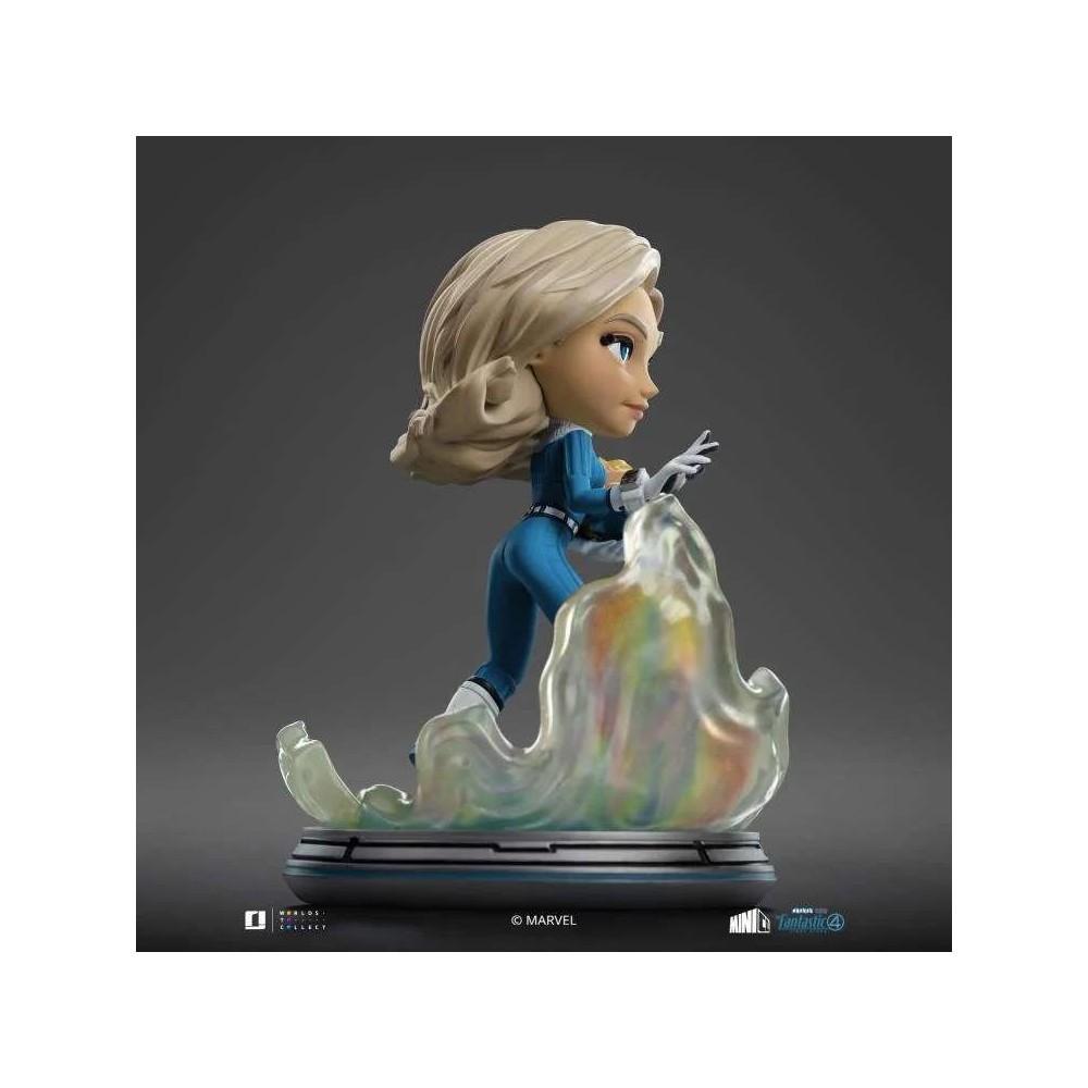 IRON STUDIOS FANTASTIC FOUR FIRST STEPS INVISIBLE WOMAN AND FRANKLIN MINICO PVC FIGURE STATUE