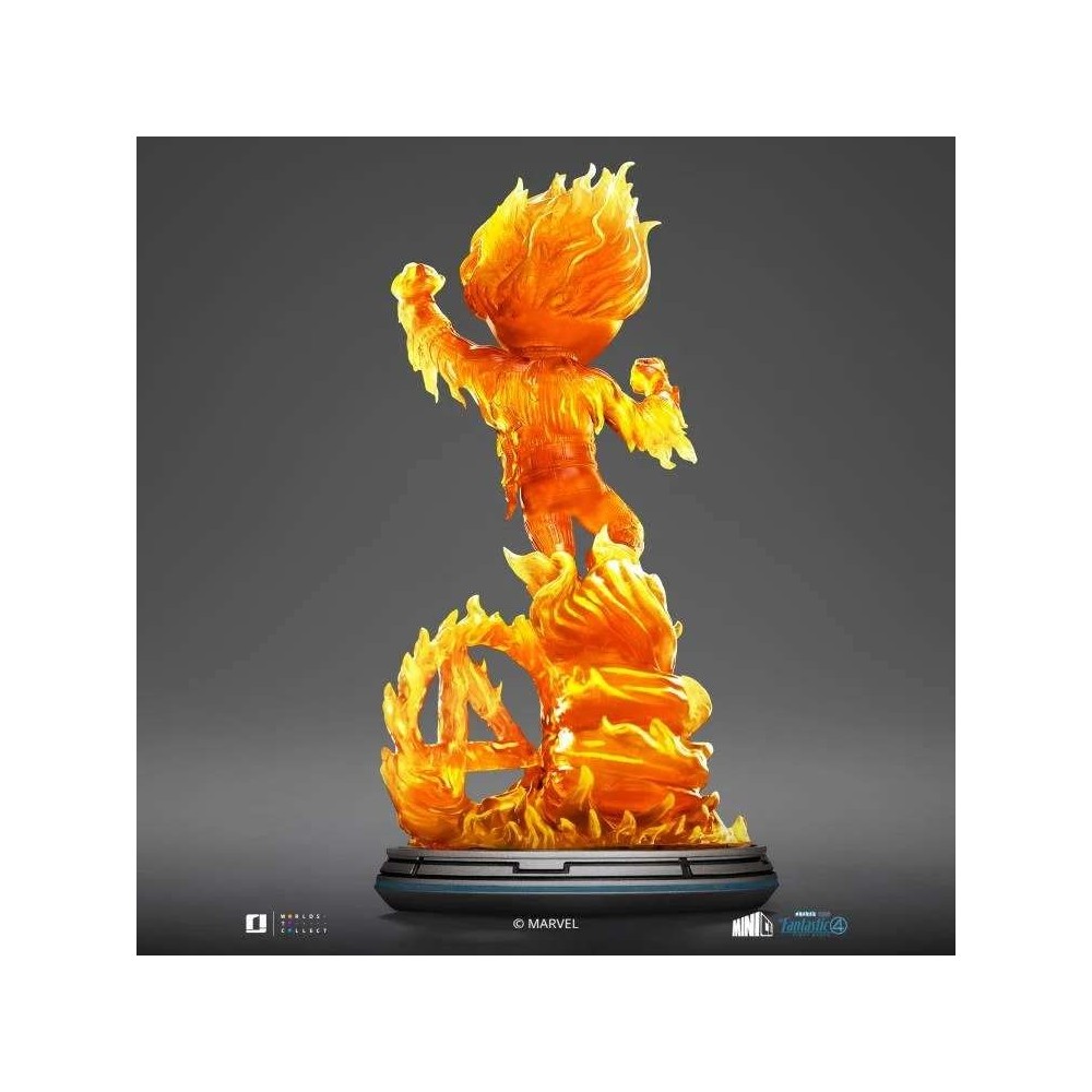 FANTASTIC FOUR FIRST STEPS HUMAN TORCH MINICO FIGURE STATUA IRON STUDIOS