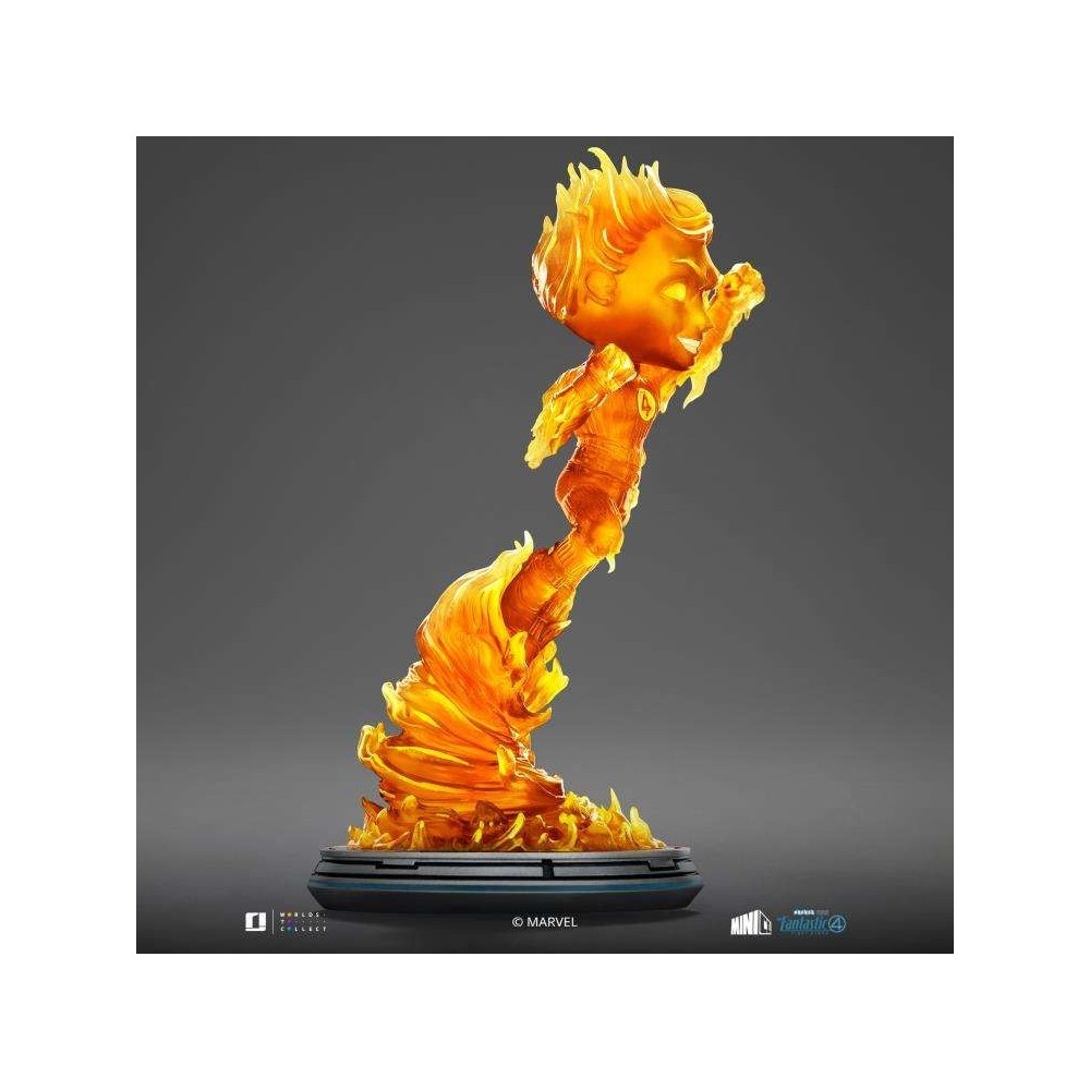 FANTASTIC FOUR FIRST STEPS HUMAN TORCH MINICO FIGURE STATUA IRON STUDIOS