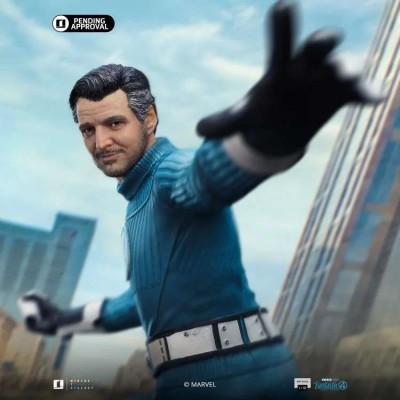 IRON STUDIOS FANTASTIC FOUR FIRST STEPS MISTER FANTASTIC & H.E.R.B.I.E. ART SCALE 1/10 STATUE