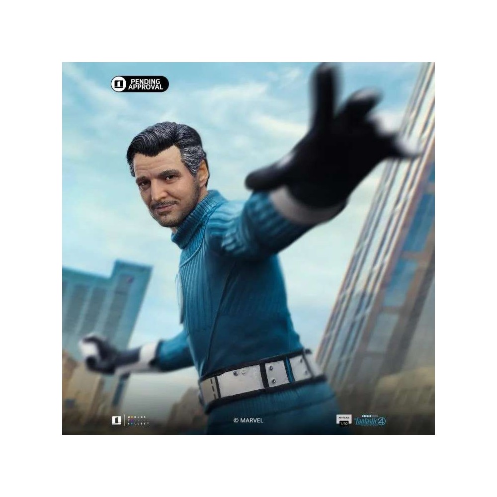 IRON STUDIOS FANTASTIC FOUR FIRST STEPS MISTER FANTASTIC & H.E.R.B.I.E. ART SCALE 1/10 STATUE