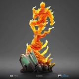 FANTASTIC FOUR FIRST STEPS HUMAN TORCH ART SCALE STATUA IRON STUDIOS