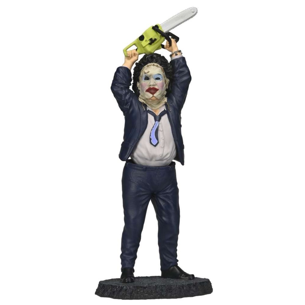 THE TEXAS CHAINSAW MASSACRE PRETTY WOMAN LEATHERFACE HEADKNOCKER BOBBLE HEAD FIGURE NECA