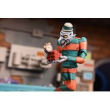 TEENAGE MUTANT NINJA TURTLES CARTOON CREEPY EDDIE AND SHIBANO-SAMA ACTION FIGURE NECA