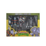 TEENAGE MUTANT NINJA TURTLES CARTOON CREEPY EDDIE AND SHIBANO-SAMA ACTION FIGURE NECA