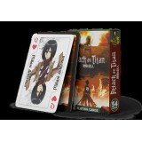 MANGACARDS L'ATTACCO DEI GIGANTI POKER PLAYING CARDS MAZZO CARTE DA GIOCO DO NOT PANIC GAMES