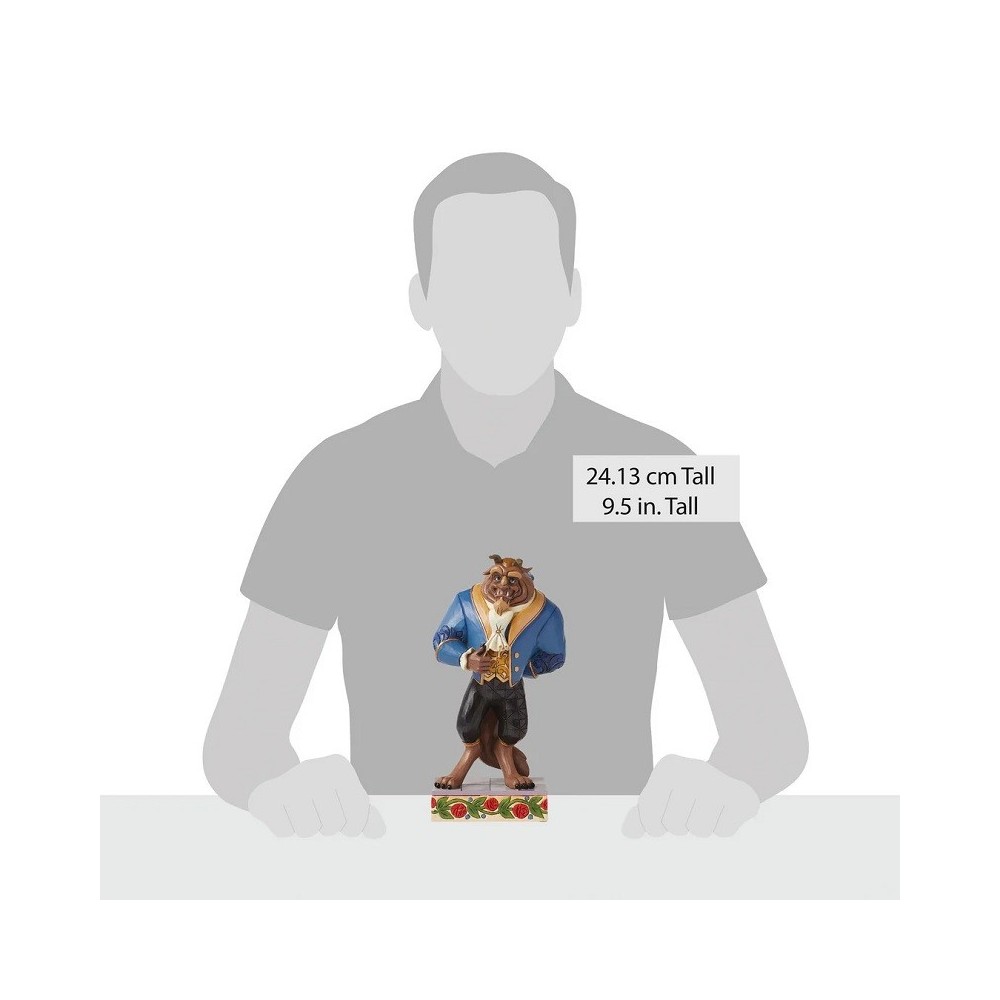 ENESCO BEAUTY AND THE BEAST BALLROOM SUIT BEAST DISNEY TRADITIONS STATUE FIGURE