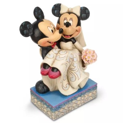 MICKEY E MINNIE CONGRATULAZIONI SPOSI DISNEY TRADITIONS STATUA FIGURE ENESCO