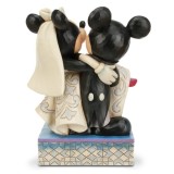 MICKEY E MINNIE CONGRATULAZIONI SPOSI DISNEY TRADITIONS STATUA FIGURE ENESCO