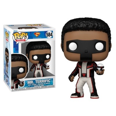 FUNKO FUNKO POP! SUPERMAN 2025 MOVIE MR. TERRIFIC BOBBLE HEAD FIGURE