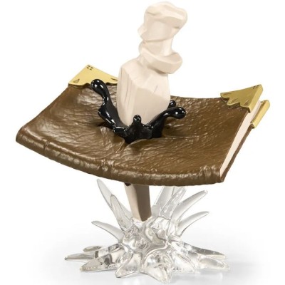 NOBLE COLLECTIONS HARRY POTTER TOM RIDDLE'S DIARY WITH BASILISK FANG STATUE FIGURE