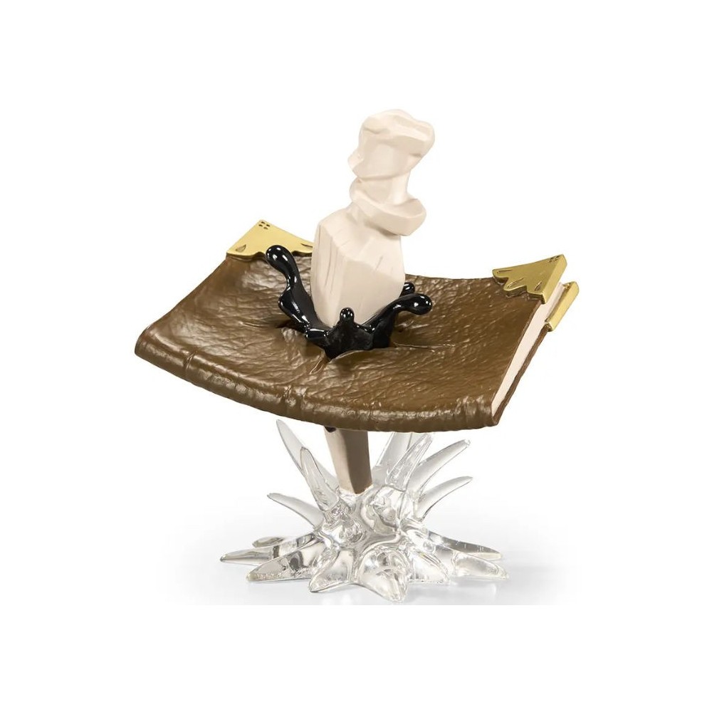 NOBLE COLLECTIONS HARRY POTTER TOM RIDDLE'S DIARY WITH BASILISK FANG STATUE FIGURE