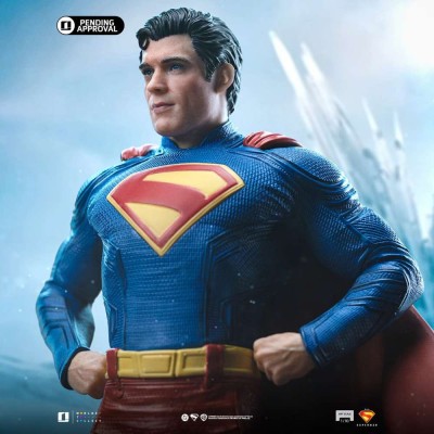 SUPERMAN LEGACY SUPERMAN & KRYPTO 1/10 ART SCALE STATUA FIGURE IRON STUDIOS