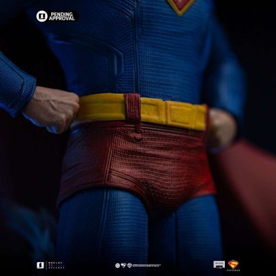 SUPERMAN LEGACY SUPERMAN & KRYPTO 1/10 ART SCALE STATUA FIGURE IRON STUDIOS