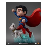 IRON STUDIOS SUPERMAN LEGACY SUPERMAN & KRYPTO MINICO FIGURE RESIN STATUE