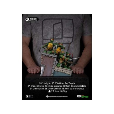 IRON STUDIOS TEENAGE MUTANT NINJA TURTLES ART SCALE KEVIN EASTMAN VERSION 1/10 STATUE RESIN FIGURE