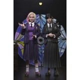WEDNESDAY ADDAMS & ENID NEVERMORE UNIFORM CLOTHED ACTION FIGURE NECA