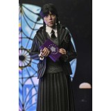 WEDNESDAY ADDAMS & ENID NEVERMORE UNIFORM CLOTHED ACTION FIGURE NECA