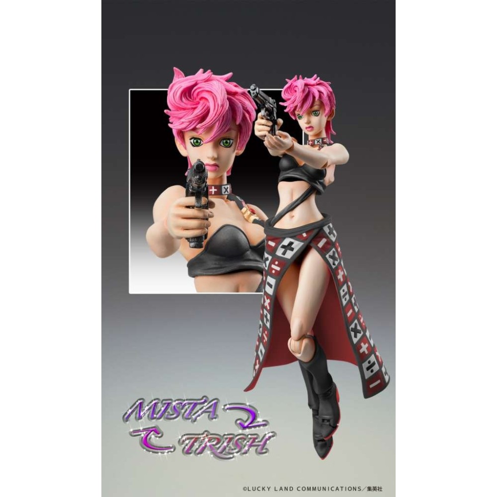 MEDICOS ENTERTAINMENT JOJO'S BIZARRE ADVENTURE TRISH UNA BLACK VERSION CHOZOKADO PVC ACTION FIGURE