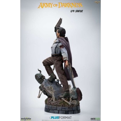 ARMY OF DARKNESS ASH WILLIAMS 1/4 PLUS FORMAT STATUA RESINA FIGURE INFINITE STATUE