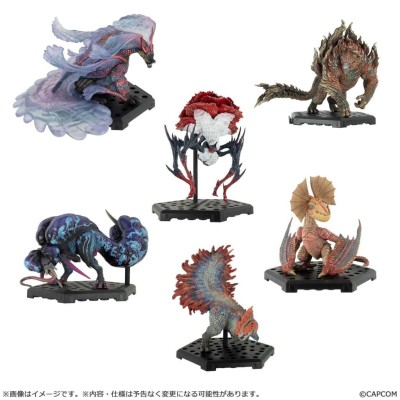 MONSTER HUNTER TRADING FIGURES VOL.28 DISPLAY SET 6 MINI FIGURES CAPCOM