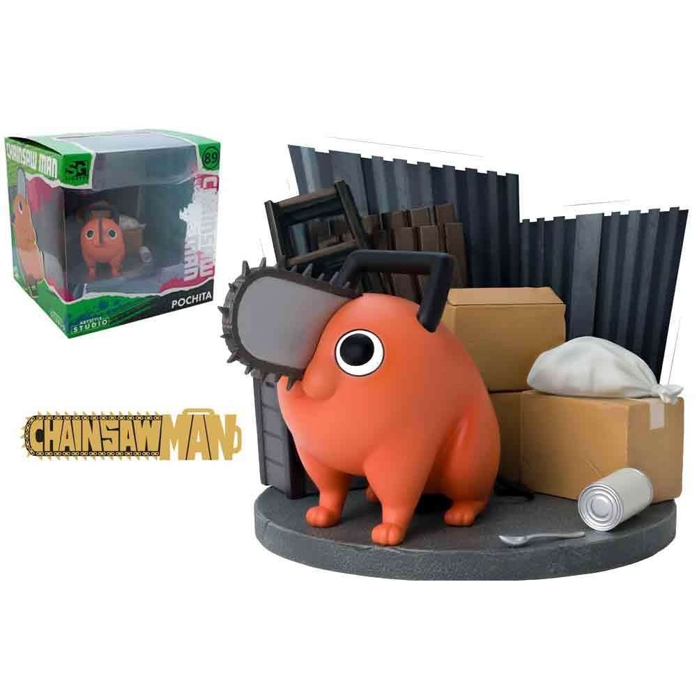 CHAINSAW MAN POCHITA SUPER FIGURE COLLECTION STATUA ABYSTYLE