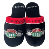 FRIENDS CENTRAL PERK BLACK PANTOFOLE TAGLIA EU 35-38 GROOVY UK