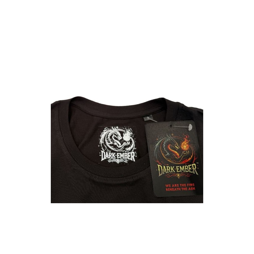 T SHIRT CHILDREN DARK EMBER SKULLS GUITAR