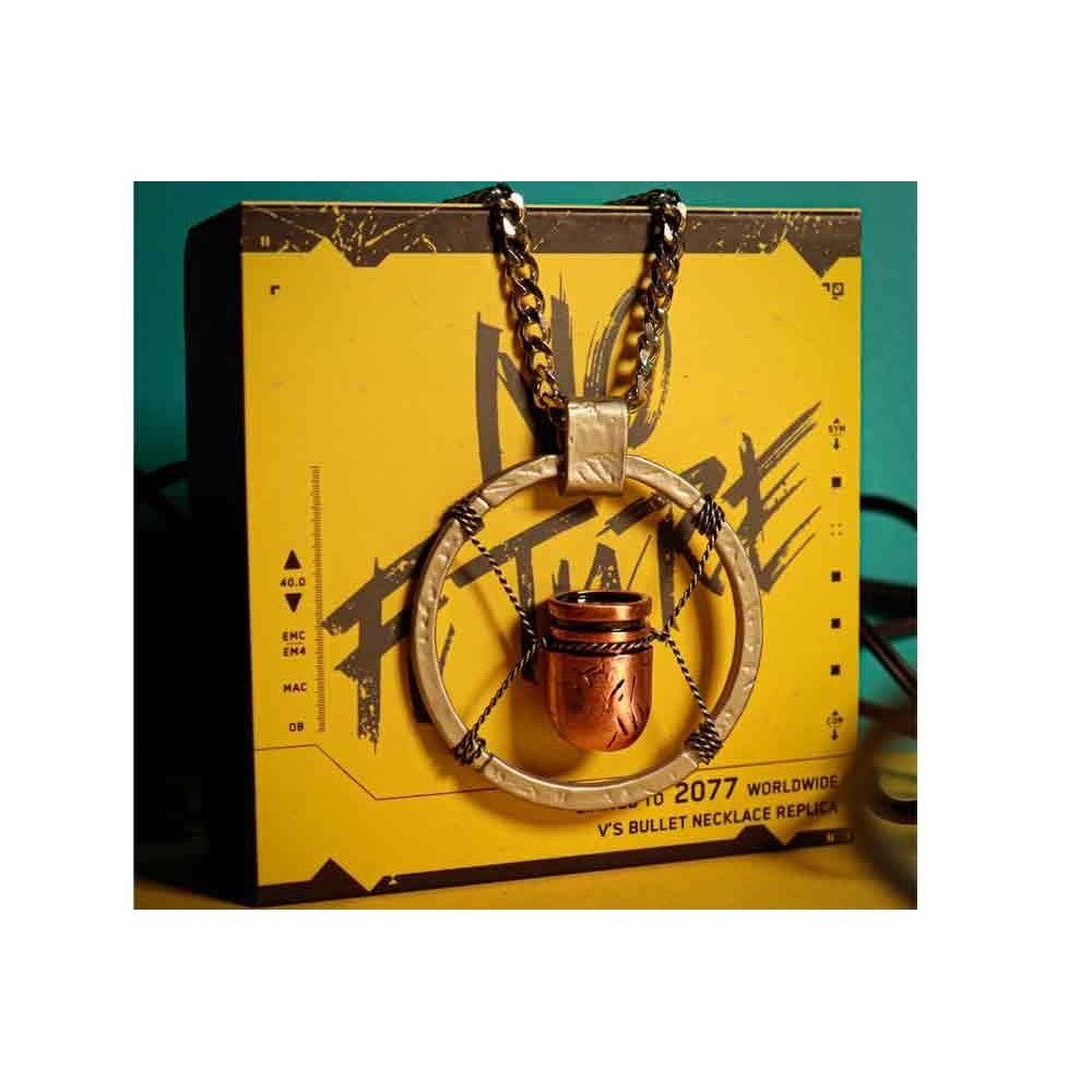 CYBERPUNK 2077 V'S BULLET NECKLACE COLLANA REPLICA FANATTIK