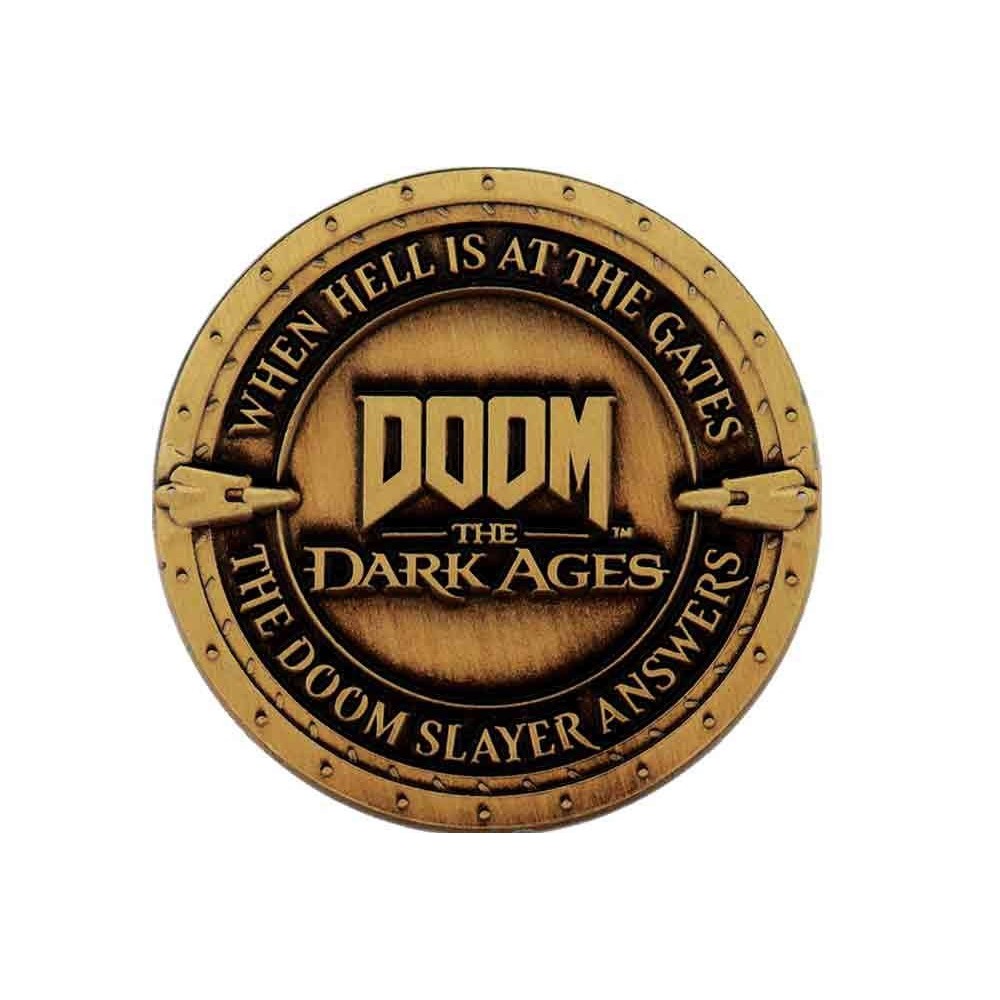 FANATTIK DOOM THE DARK AGES DOOM SLAYER LIMITED COLLECTIBLE COIN