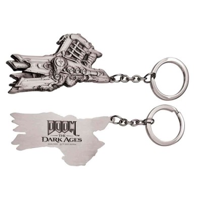 FANATTIK DOOM THE DARK AGES SKULL CRUSHER METAL KEYRING
