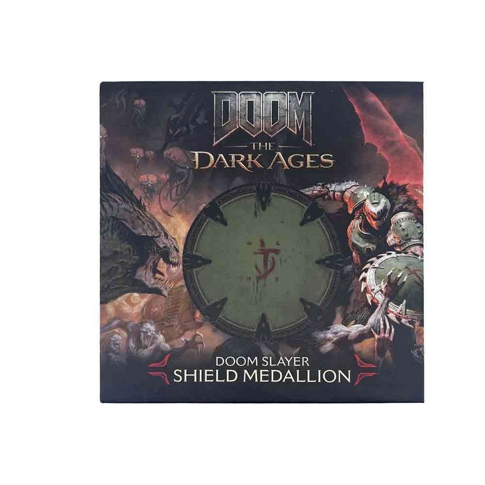 DOOM THE DARK AGES DOOM SLAYER SHIELD MEDALLION FANATTIK