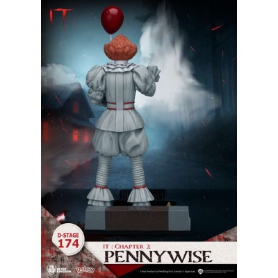 D-STAGE IT CHAPTER 2 PENNYWISE STATUA FIGURE DIORAMA BEAST KINGDOM