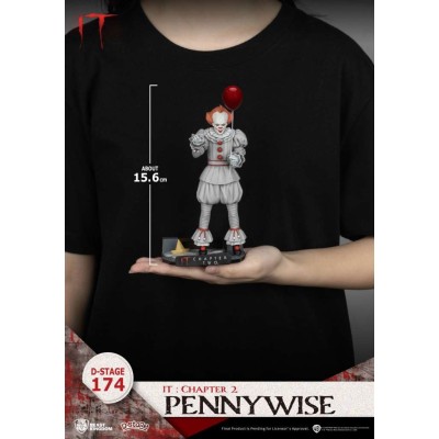 D-STAGE IT CHAPTER 2 PENNYWISE STATUA FIGURE DIORAMA BEAST KINGDOM