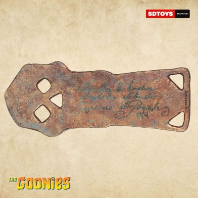 THE GOONIES COPPER BONES SKELETON KEY REPLICA SD TOYS