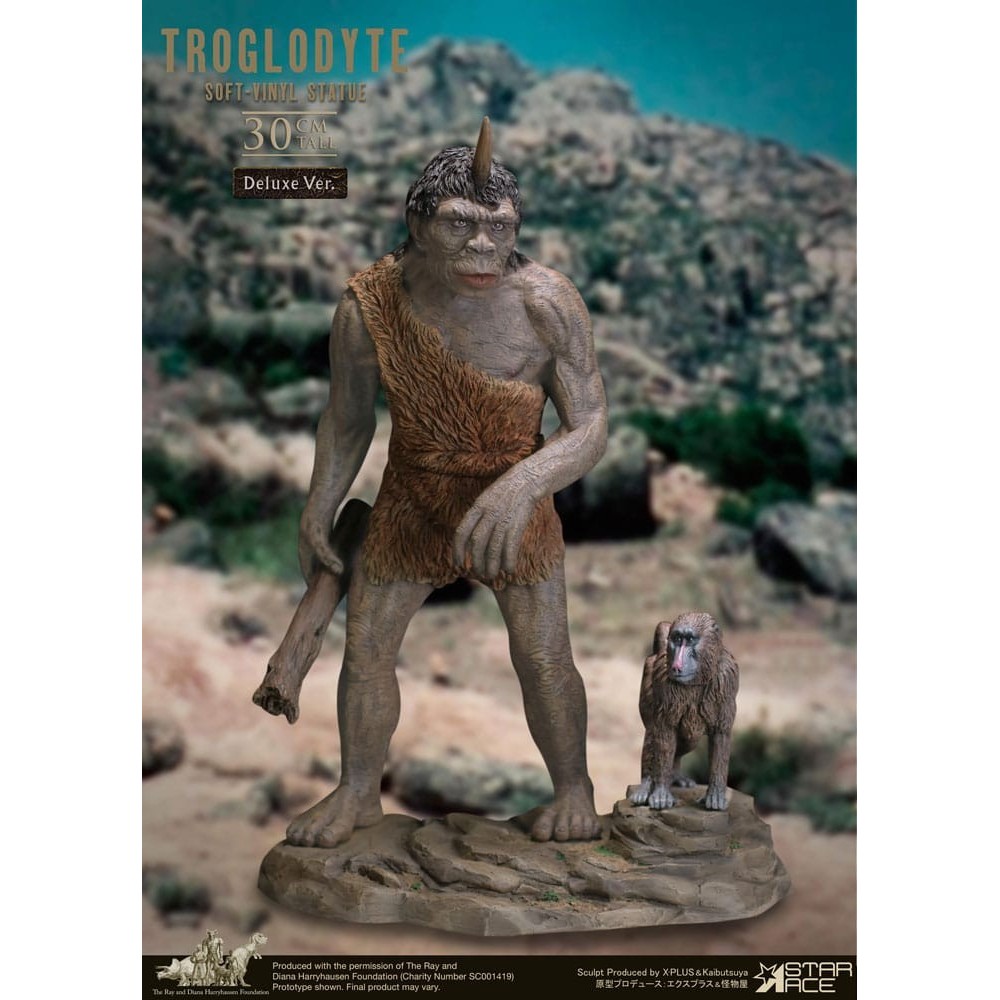 STAR ACE RAY HARRYHAUSEN BUBO THE MECHANICAL OWL TROGLODYTE DELUXE SOFT VINYL STATUE 30CM FIGURE
