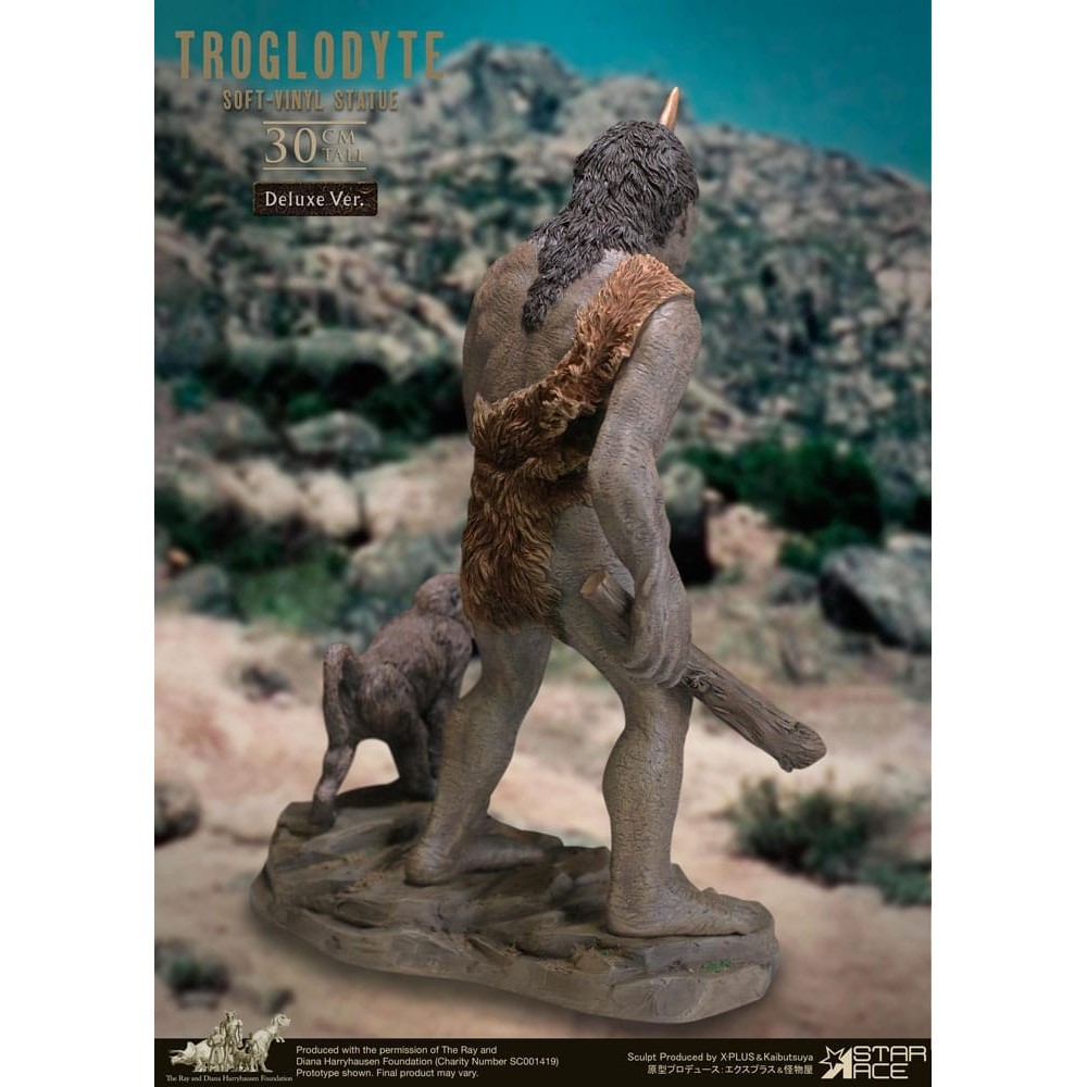 RAY HARRYHAUSEN BUBO THE MECHANICAL OWL TROGLODYTE DELUXE SOFT VINYL STATUA 30CM FIGURE STAR ACE