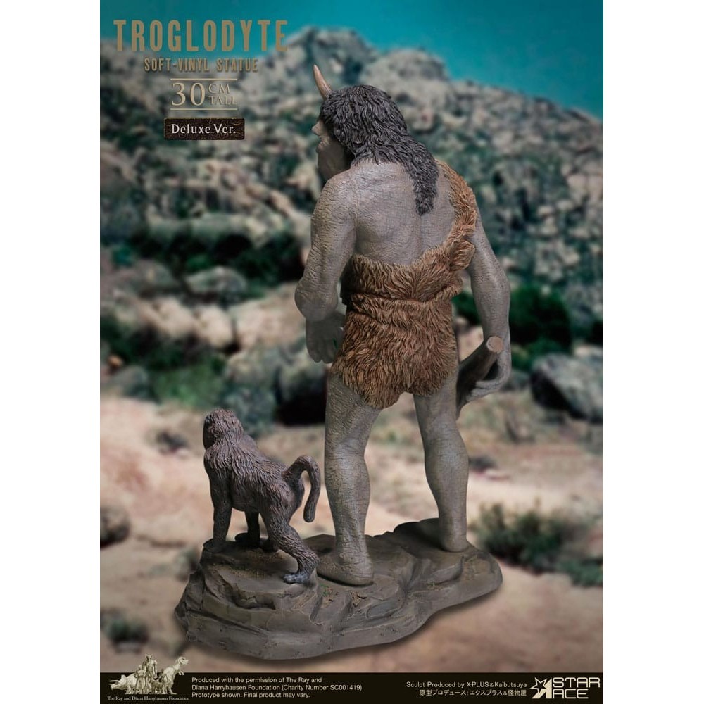 RAY HARRYHAUSEN BUBO THE MECHANICAL OWL TROGLODYTE DELUXE SOFT VINYL STATUA 30CM FIGURE STAR ACE