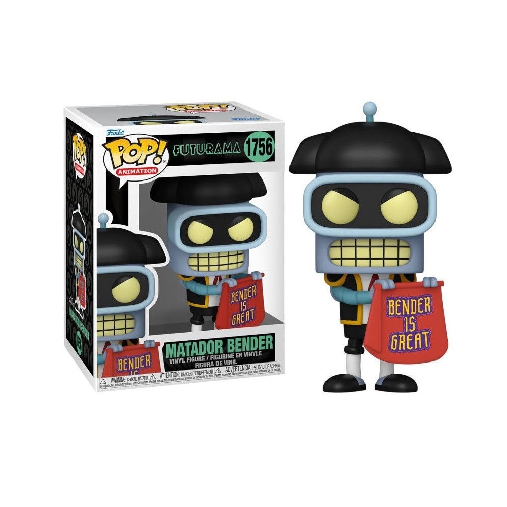 FUNKO FUNKO POP! FUTURAMA MATADOR BENDER BOBBLE HEAD FIGURE