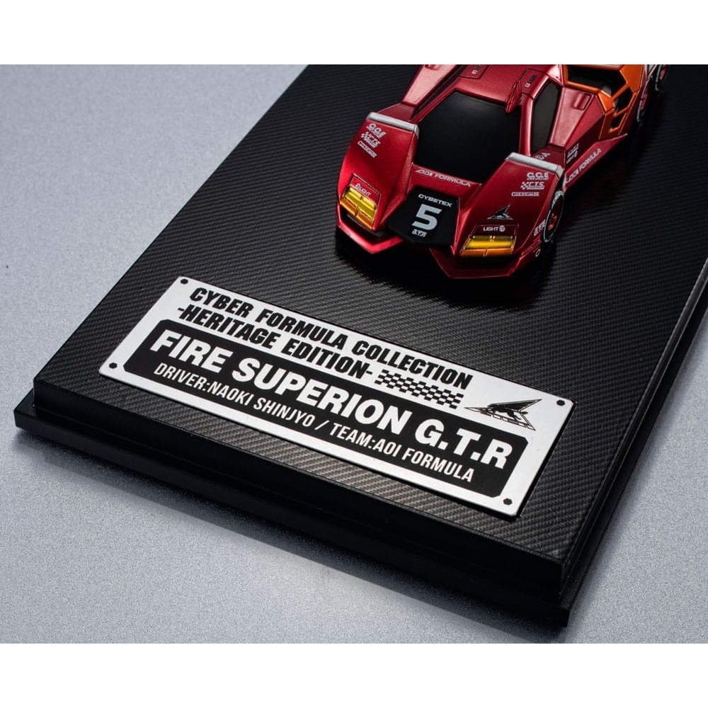FUTURE GPX CYBER FORMULA FIRE SUPERIOR G.T.R. HERITAGE EDITION 14CM REPLICA MEGAHOUSE