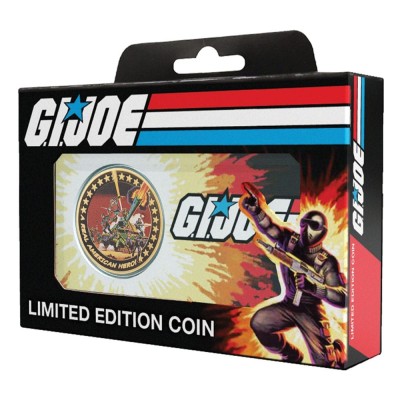 G.I. JOE A REAL AMERICAN HERO 60TH ANNIVERSARY 24K GOLD PLATED COIN LIMITED EDITION MONETA DA COLLEZIONE FANATTIK